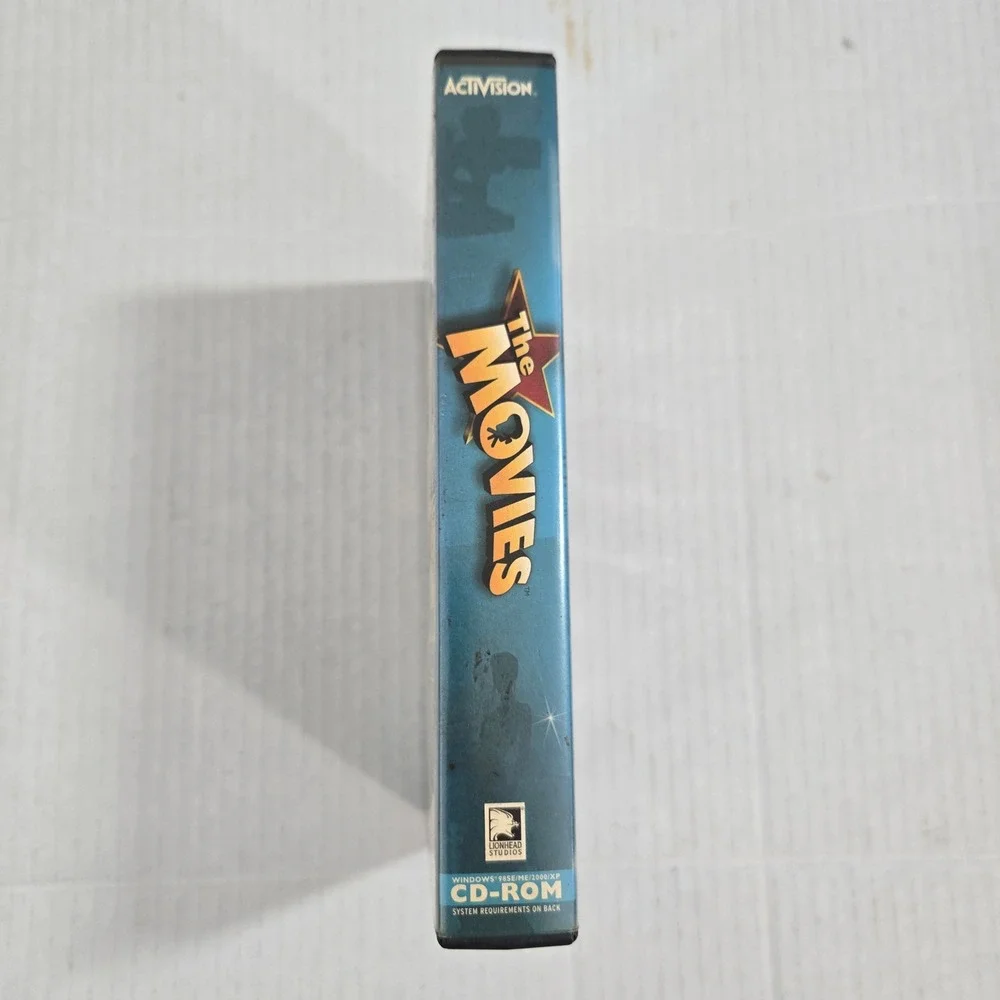 Vintage The Movies PC Game 2005 3 Disc Set Activision Lionhead Studios Manual